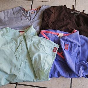 Mixed Bundle Scrubs Tops Size M